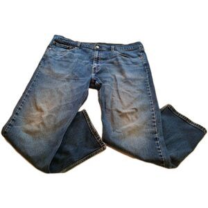 Levi's Men's 502 Regular Taper Fit Blue Size 40 x 30 Stretch Denim Jeans